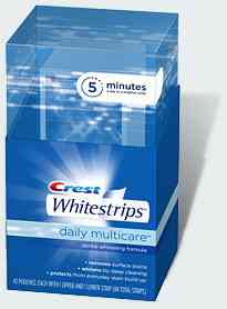 отбеливание зубов дома - Crest Whitestrips Daily Multicare